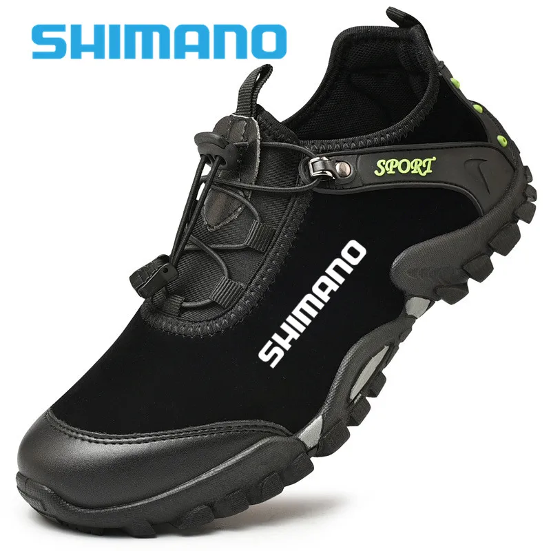 

Мужские походные и рыболовные ботинки Shimano, Нескользящие ботинки для альпинизма, дышащая водонепроницаемая обувь для рыбалки на открытом в...