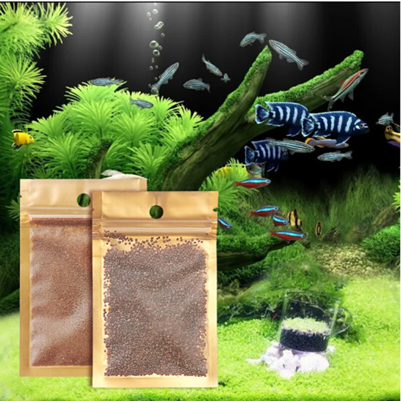 

8g Fish Tank Plant Aquatic Water Grass Easy Growing Lawn Aquarium decoration Home Garden Ornaments Landscape Supplies