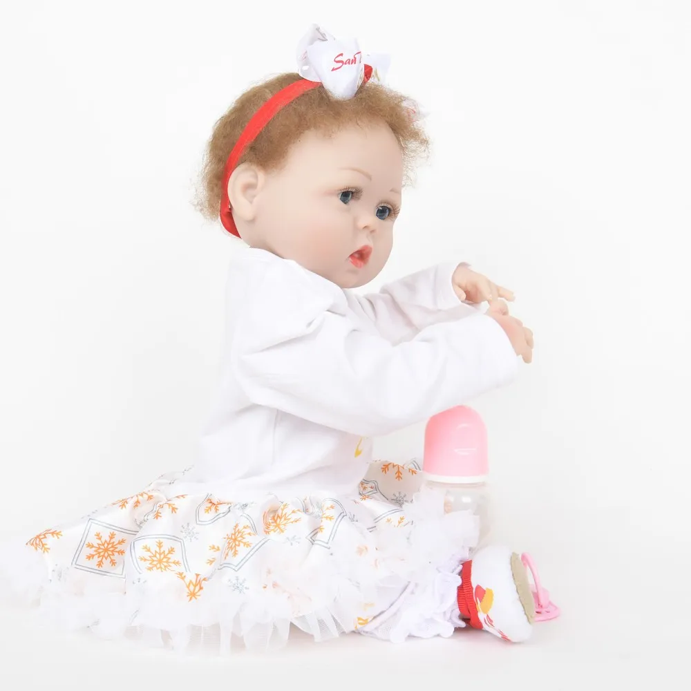 Реалистичные Силиконовые Bebe Reborn Baby для подарки на день рождения ребенка
