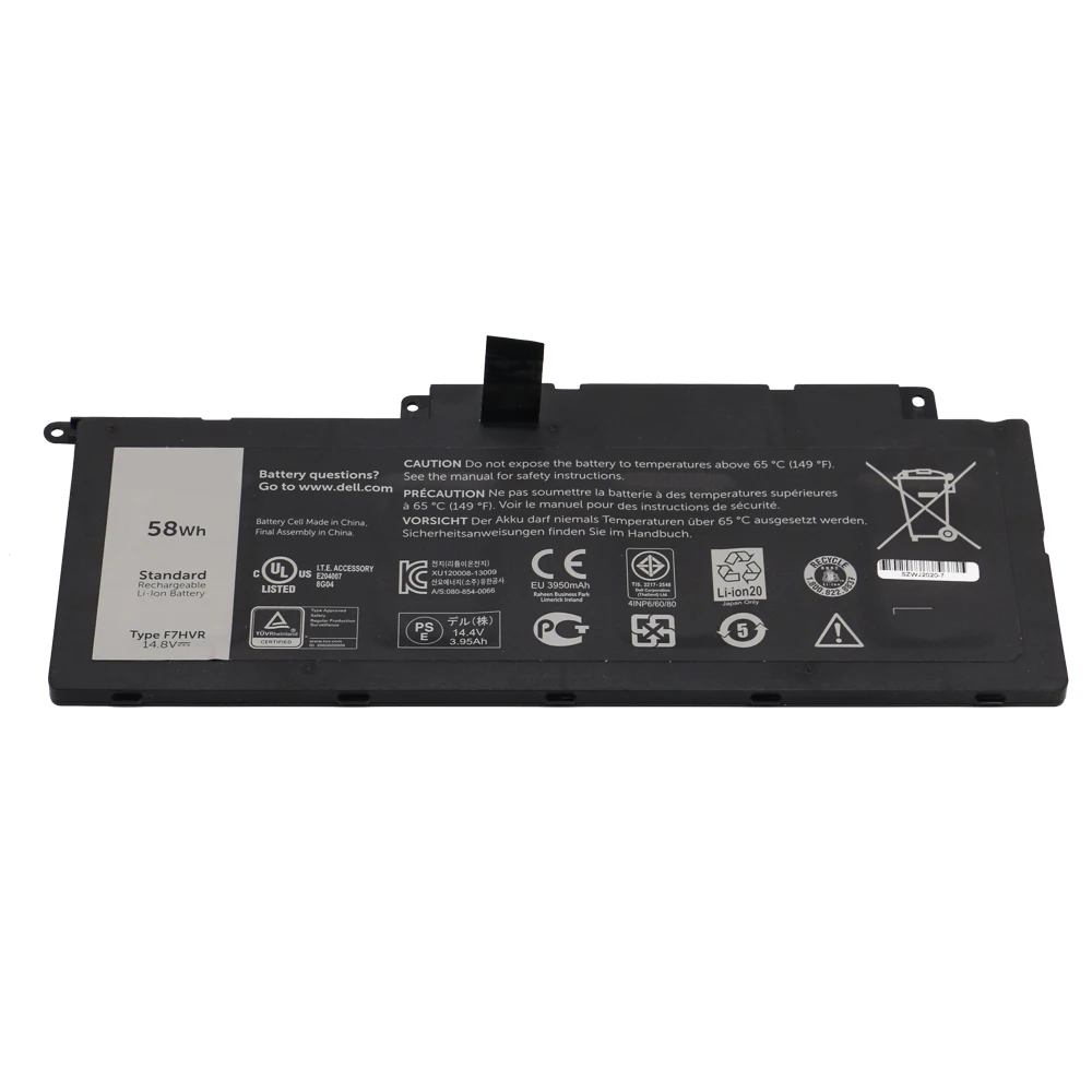 SHUOZB Новый F7HVR Аккумулятор для ноутбука 14 8 V 58Wh Dell Inspiron 15 7000 series 15-7537 14-7437 17-7737 062VNH T2T3J
