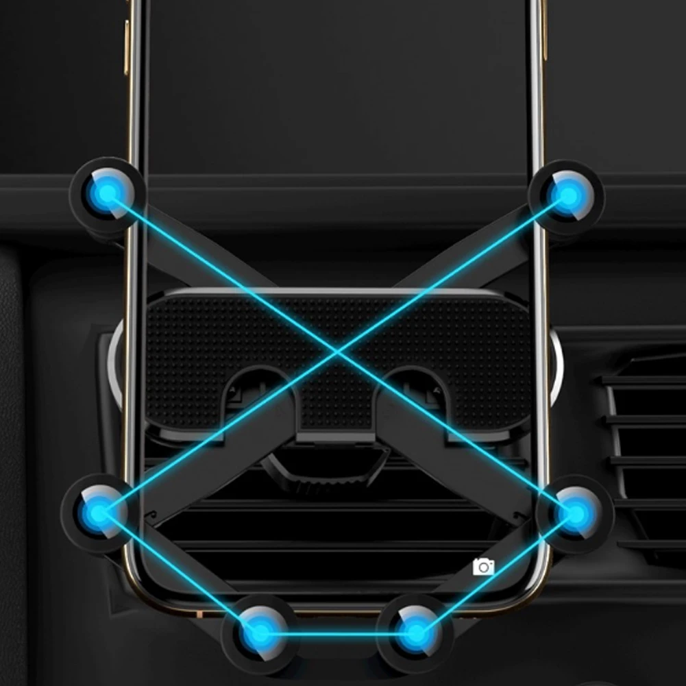 Гравитационный Автомобильный держатель для телефона для iPhone 11 Pro Max X XR XS складной держатель на вентиляционное отверстие автомобиля зажим подставка поддержка для samsung Note 10 huawei