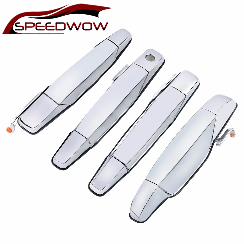 SPEEDWOW Автомобильная хромированная внешняя дверная ручка для 2007 2013 Cadillac Escalade Chevy
