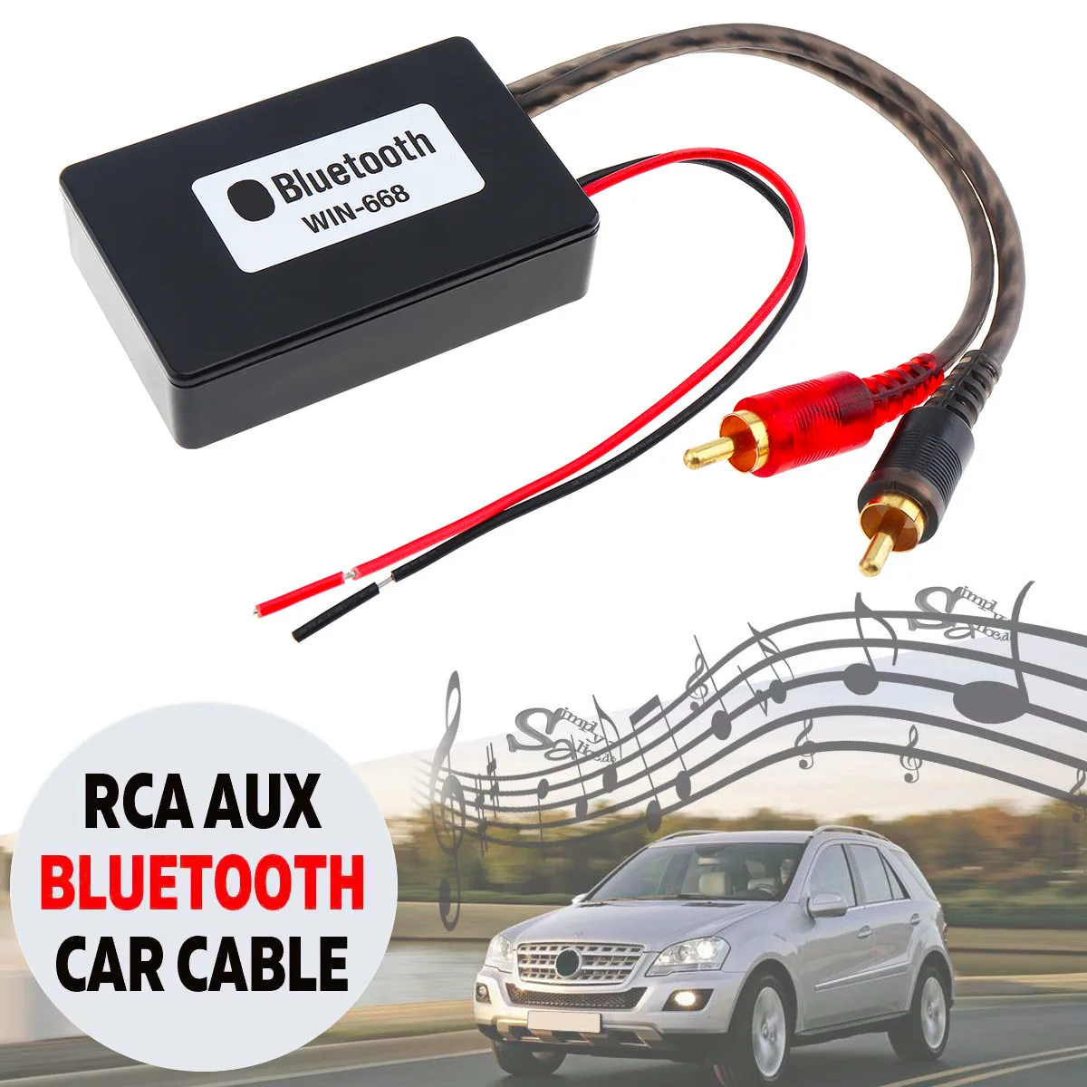 Универсальный Bluetooth беспроводной автомобильный адаптер для подключения