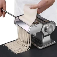mini professional pasta maker machine hand crank pastry roller spaghetti noddle maker pasta cutter for kitchen aid stand mixer