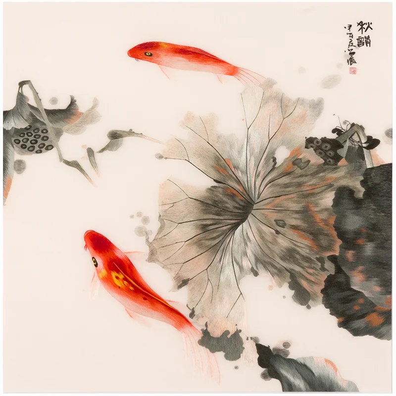 Сделай Сам Незаконченный 100% шелк тутового шелкопряда вышивка в Сучжоу печатный