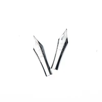 1pc diy 750 159 metal silver 0 5mm standard fountain pen replacement nib for jinhao