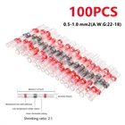 1050100 шт., водонепроницаемые термоусадочные стыковые соединители
