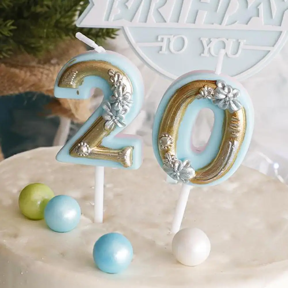 0-9 цифр форма для леденцов силиконовая торта и шоколада | Дом сад