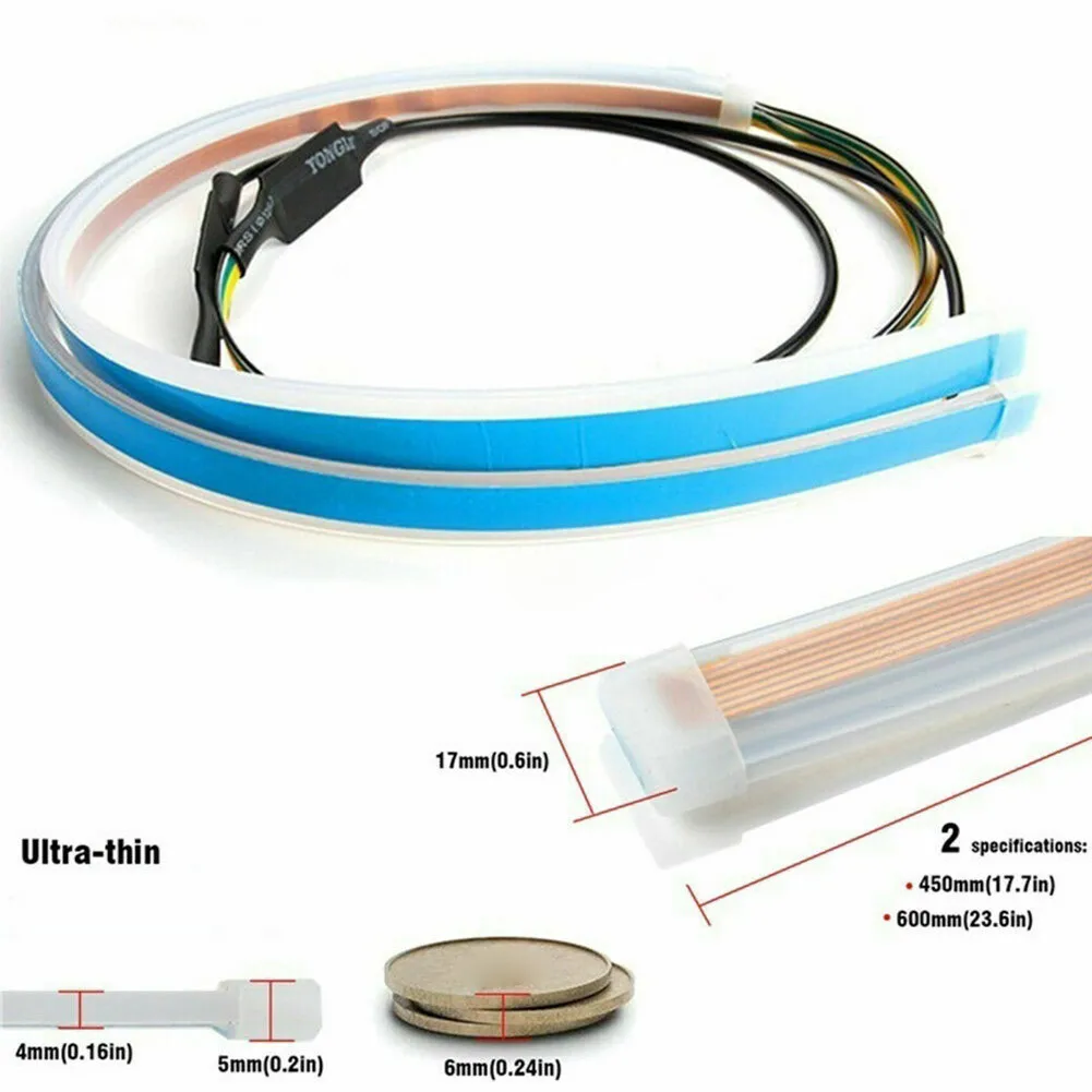 

DC 12V Daytime Running Lights Daytime Running LED Red Amber Sequential