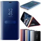 Чехол-книжка для Xiaomi Mi Mix 2, Mi 8 Pro, Mi Max 3, Mi 11 Lite, Mi 11 Pro, зеркальный, с магнитной подставкой