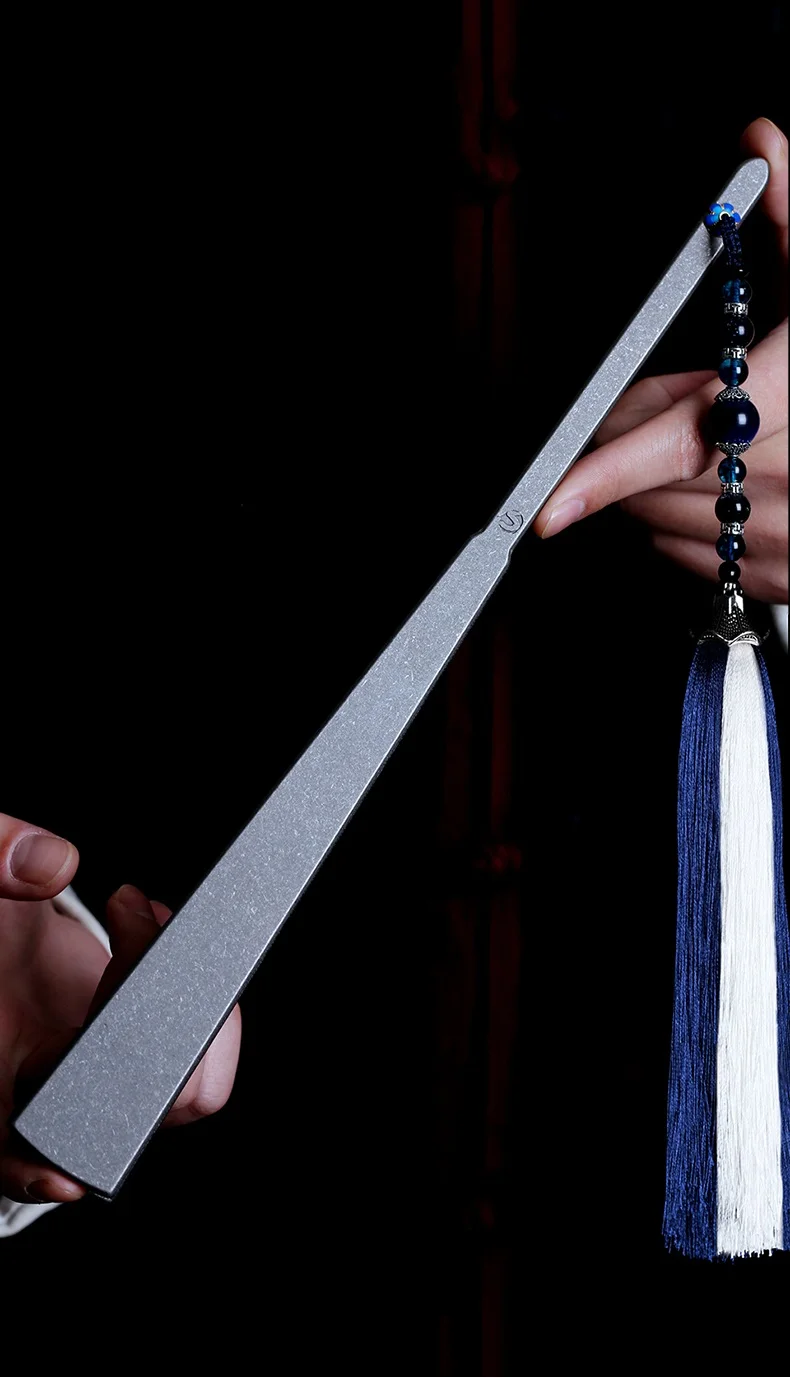 Фанаты из титанового сплава Wushu Kungfu Tai Chi боевые китайские | Спорт и развлечения