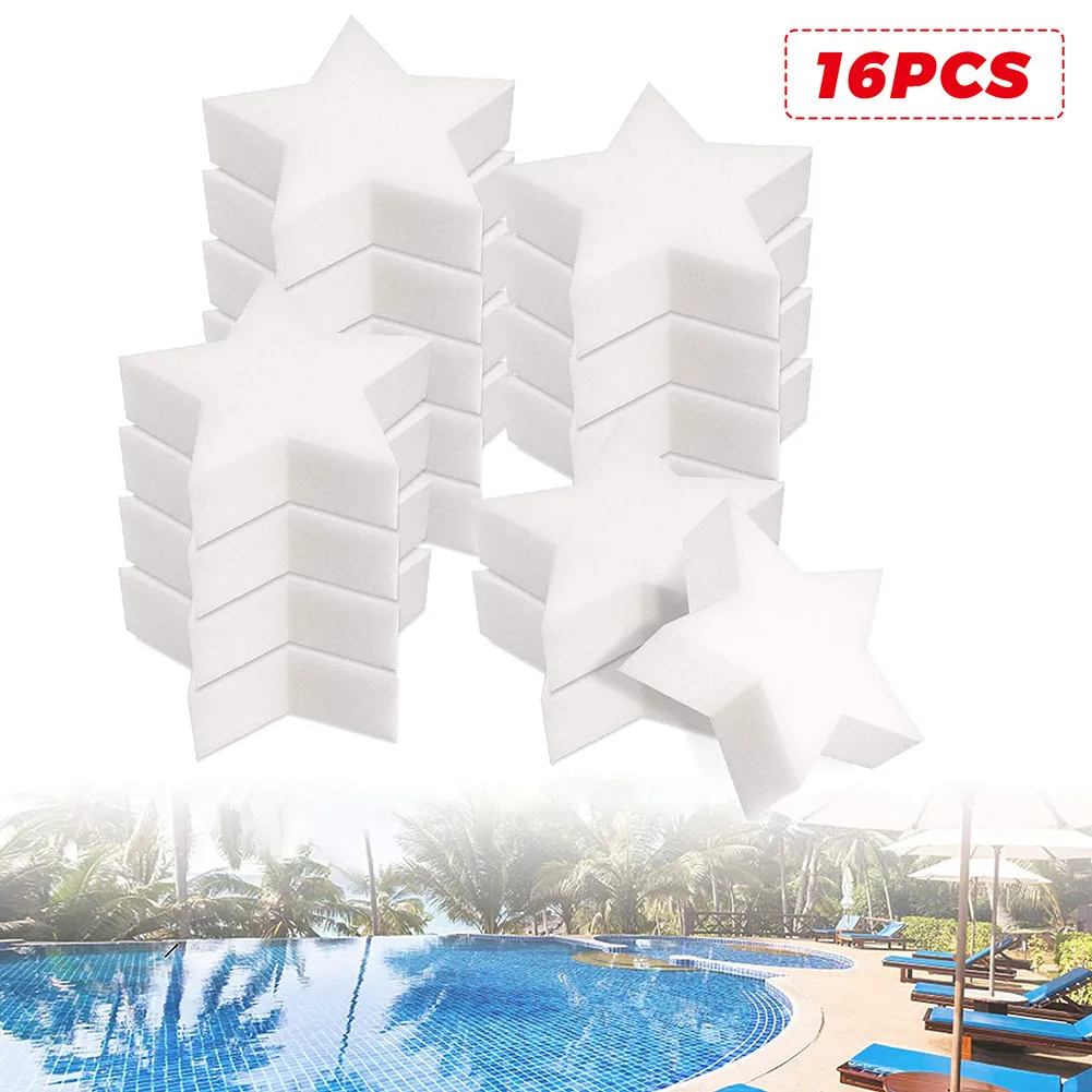 

16pcs Oil Absorbing Sponge Bathtubs Cleaning Tools Reusable Scum Sponge