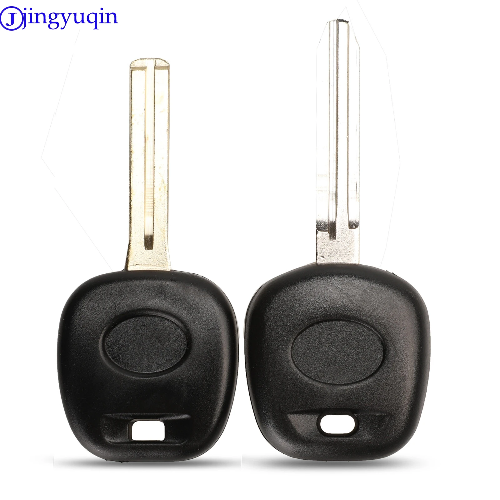 Jingyuqin пустой ключ транспондера оболочка для Toyota RAV4 PRADO COROLLA Camry Reiz Highlander Yaris Corolla TOY43