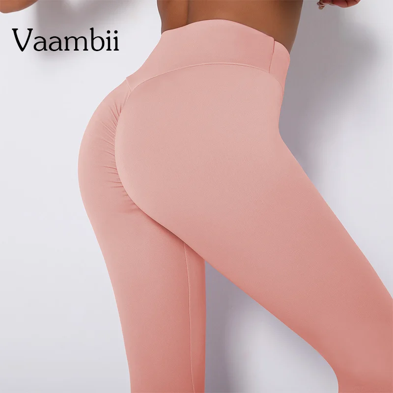 

Спортивные брюки для бега Scrunch, бесшовные тренировочные брюки для йоги с высокой талией, одежда для бега и фитнеса для женщин