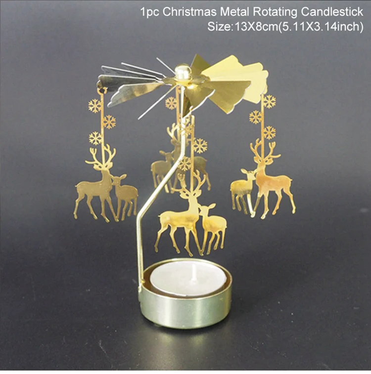 Gold Double Deer QIFU рождественские украшения Новогодние наклейки на окно Новогодние украшения Новогодние стеклянные наклейки рождественские украшения - Цвет: Gold Double Deer