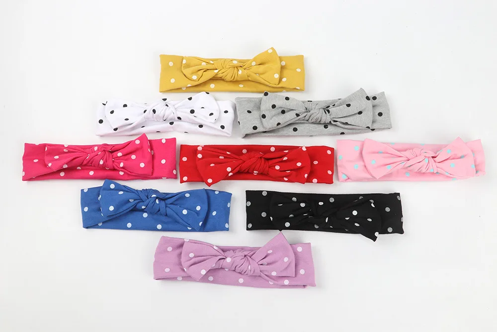 Женская повязка на голову ободок для волос Детская с бантом модная | Мать и