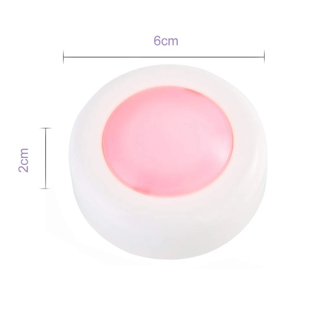 

RGB 12 Colors LED Under Cabinet Light Night Lamp Dimmable Touch Sensor LED Puck Lights For Cupboard Close Wardrobe Stair Hallway