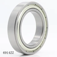 6914zz abec 1 2pcs 70x100x16 mm metric thin section bearings 61914zz 6914zz