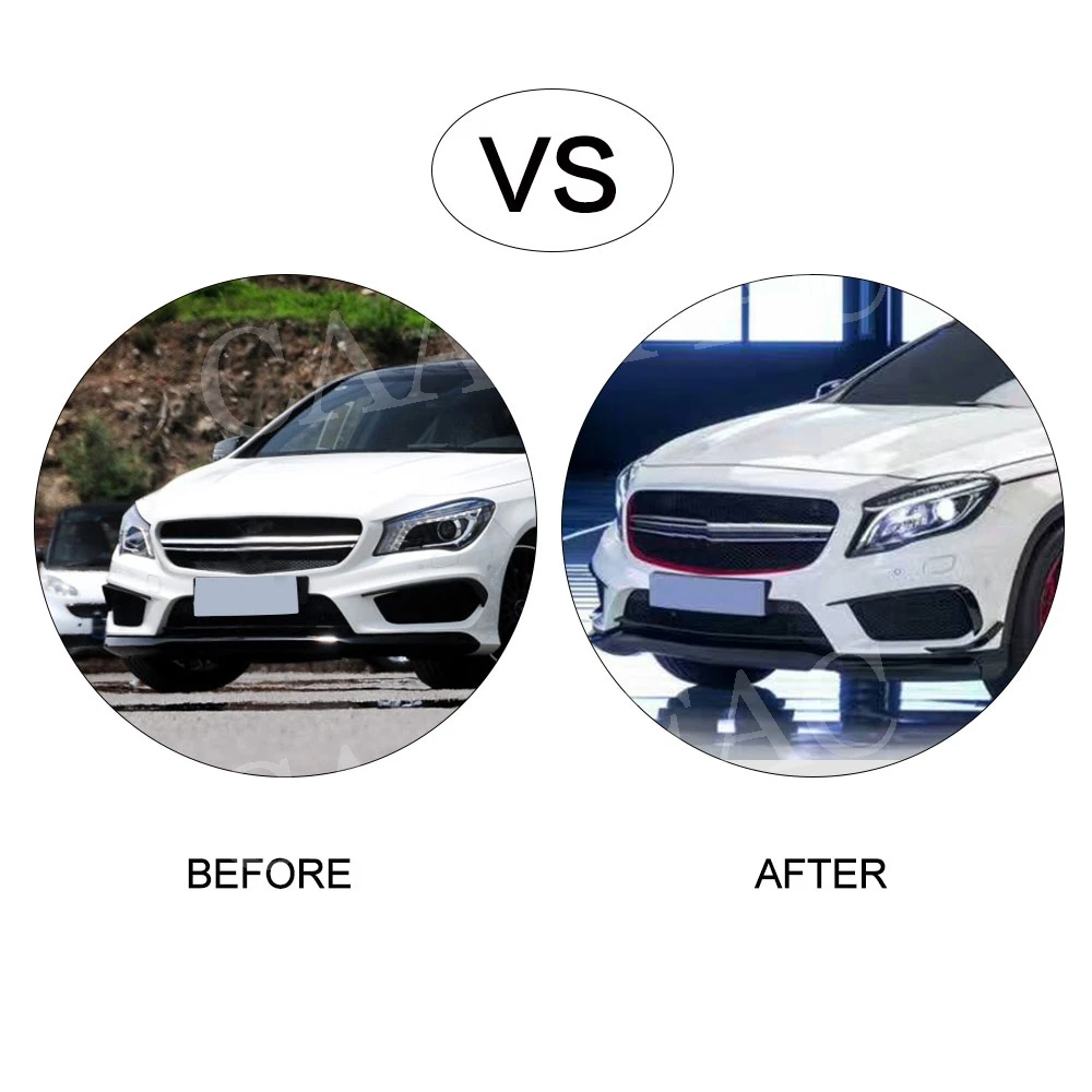 Передний бампер класса GLA накладки на веки вентиляционное отверстие для Benz X156 GLA200