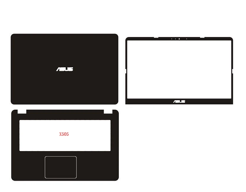 Углеродная Защитная Наклейка для ASUS X556 A556 K556 F556 R558 X512 X512F X541S X541 F541 F541S X540 X540L X505 A505