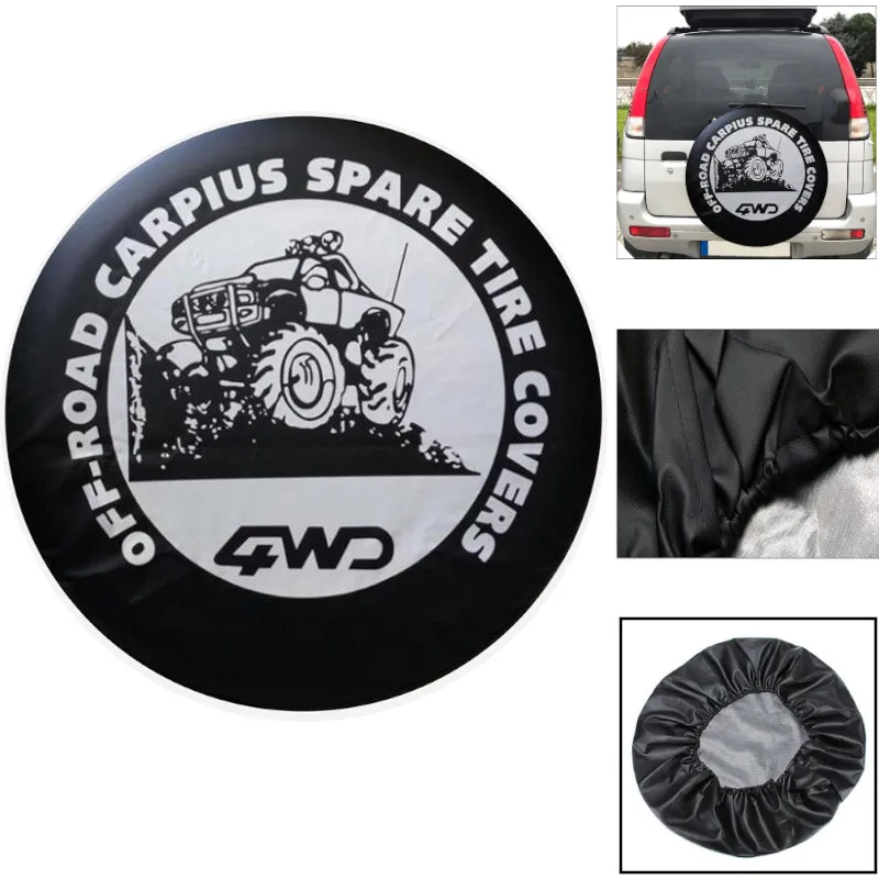 

Аксессуары для шин 14 "15" 16 "17" дюймов автомобиля Защита колес ПВХ кожаный чехол для запасного колеса Сумка Чехол протектор для Nissan