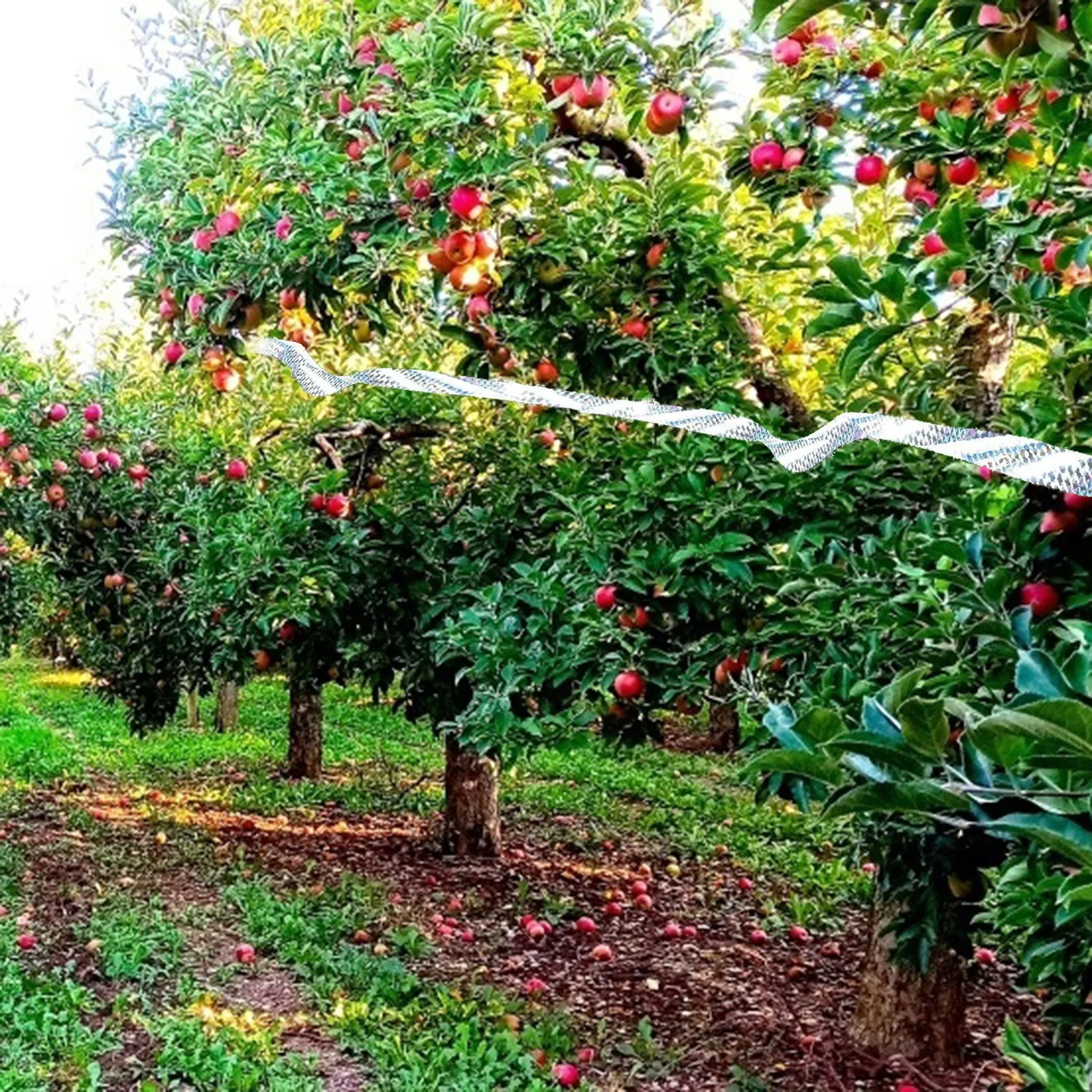 Лента для отпугивания птиц двусторонняя Светоотражающая сдерживающая лента