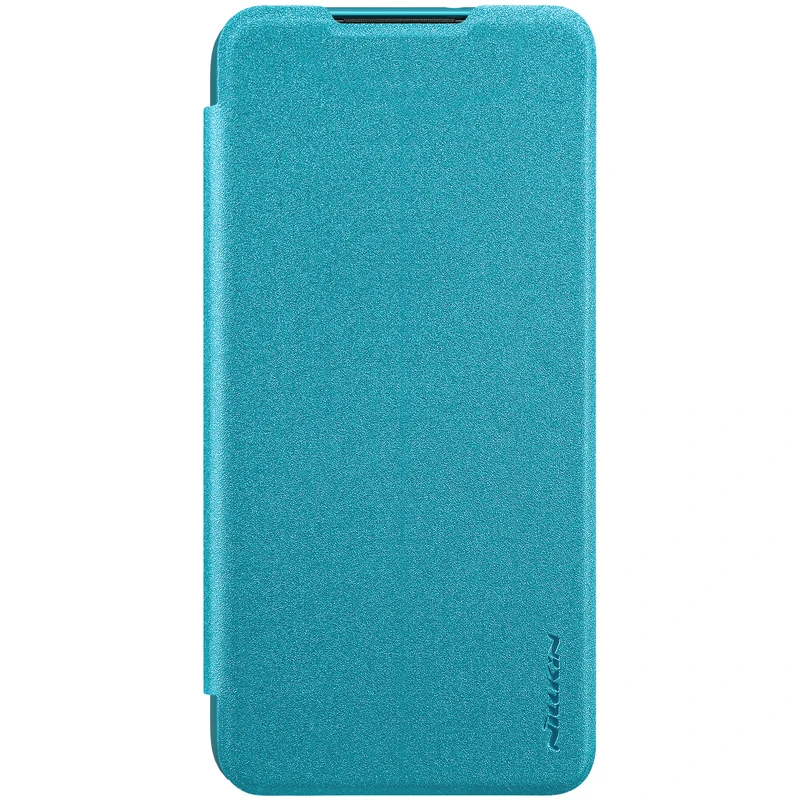 Blue Флип-чехол для xiaomi redmi note 8 NILLKIN, блестящий флип-чехол, кожаный чехол, смарт-функция сна для redmi note 5 pro - Цвет: Blue