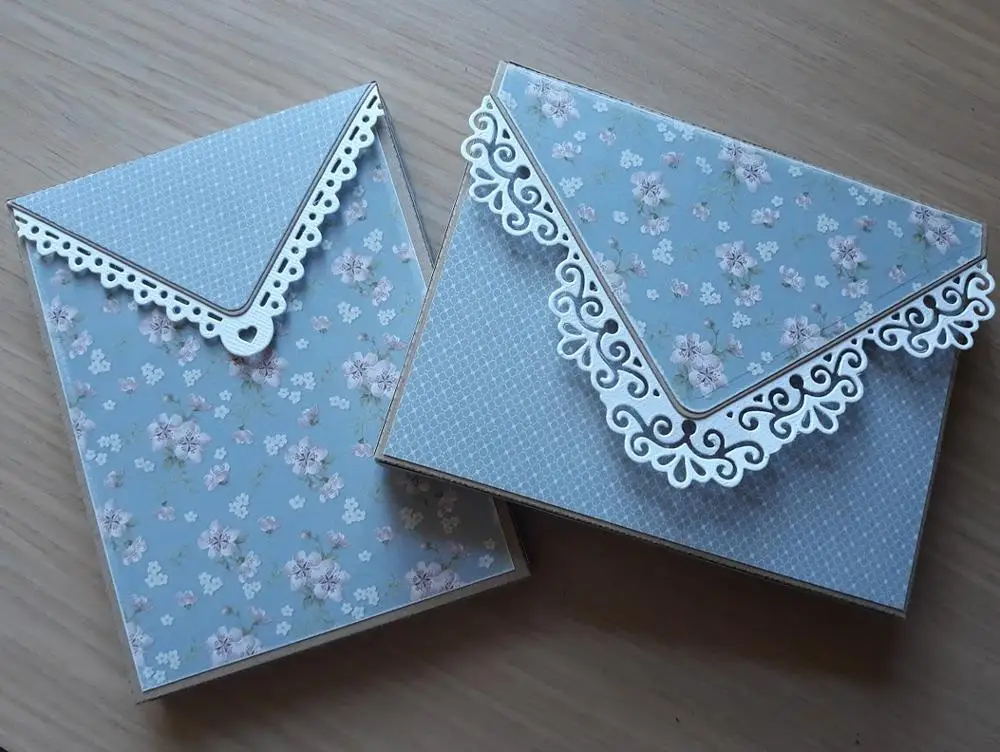 Металлические штампы трафарет конфеты подарок Рождество 3D коробка кружевная