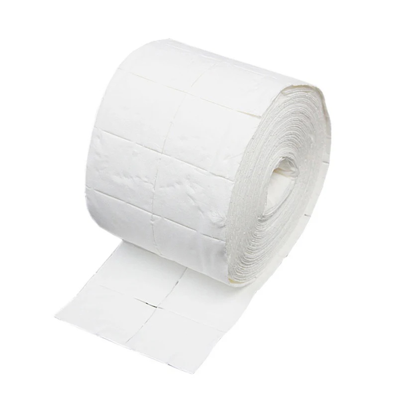 

1Roll 300/500pcs Ribbon Nail Art Makeup Acrylic Tips Manicure Polish Remover Cleaner Wipe Cotton Pads Paper For Women Lady