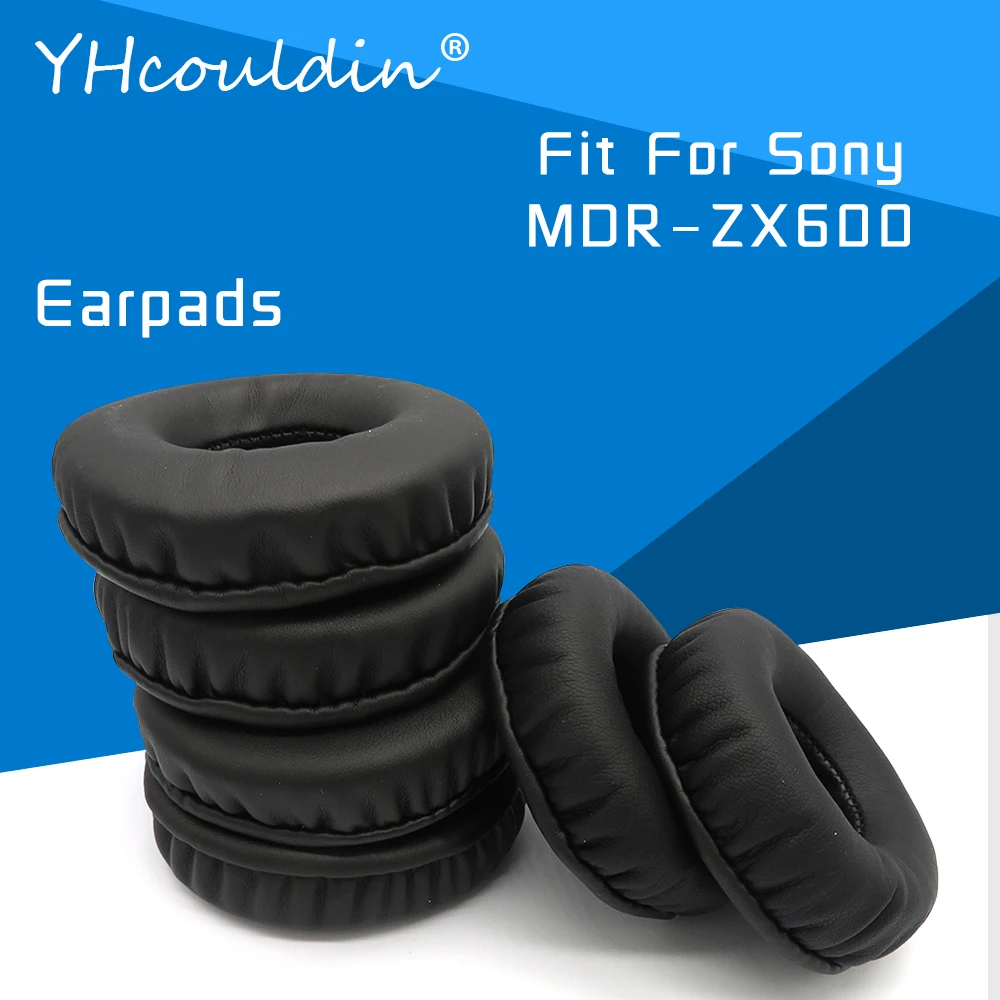 

YHcouldin Earpads For Sony MDR ZX600 MDR-ZX600 Headphone Accessaries Replacement Wrinkled Leather Soft Material