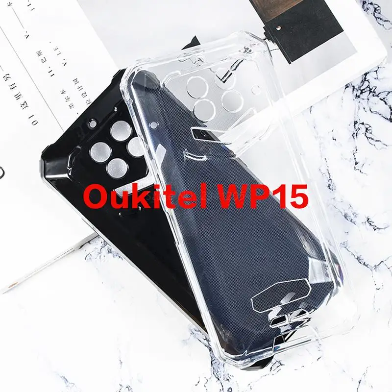 

WP15 Case Matte Dirt-resistant Soft Black TPU Case For Oukitel WP15 S Silicon Caso Oukitel WP15 WP 15 5G Transparent Phone Case