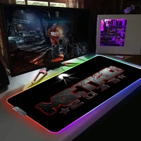 anime metro 2033 led mouse pad gamers rgb rug mouse mat laptop pc gaming accessories keyboard play mat with backlight table mat