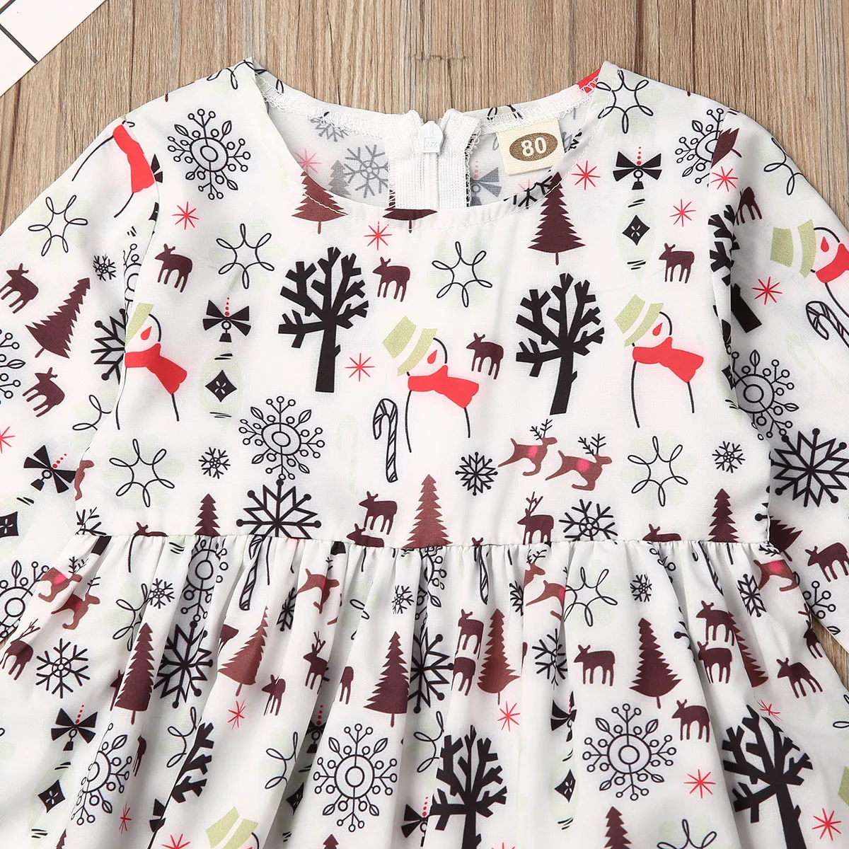 2 шт. детское платье с оборками и длинными брюками|Комплекты одежды для девочек| |