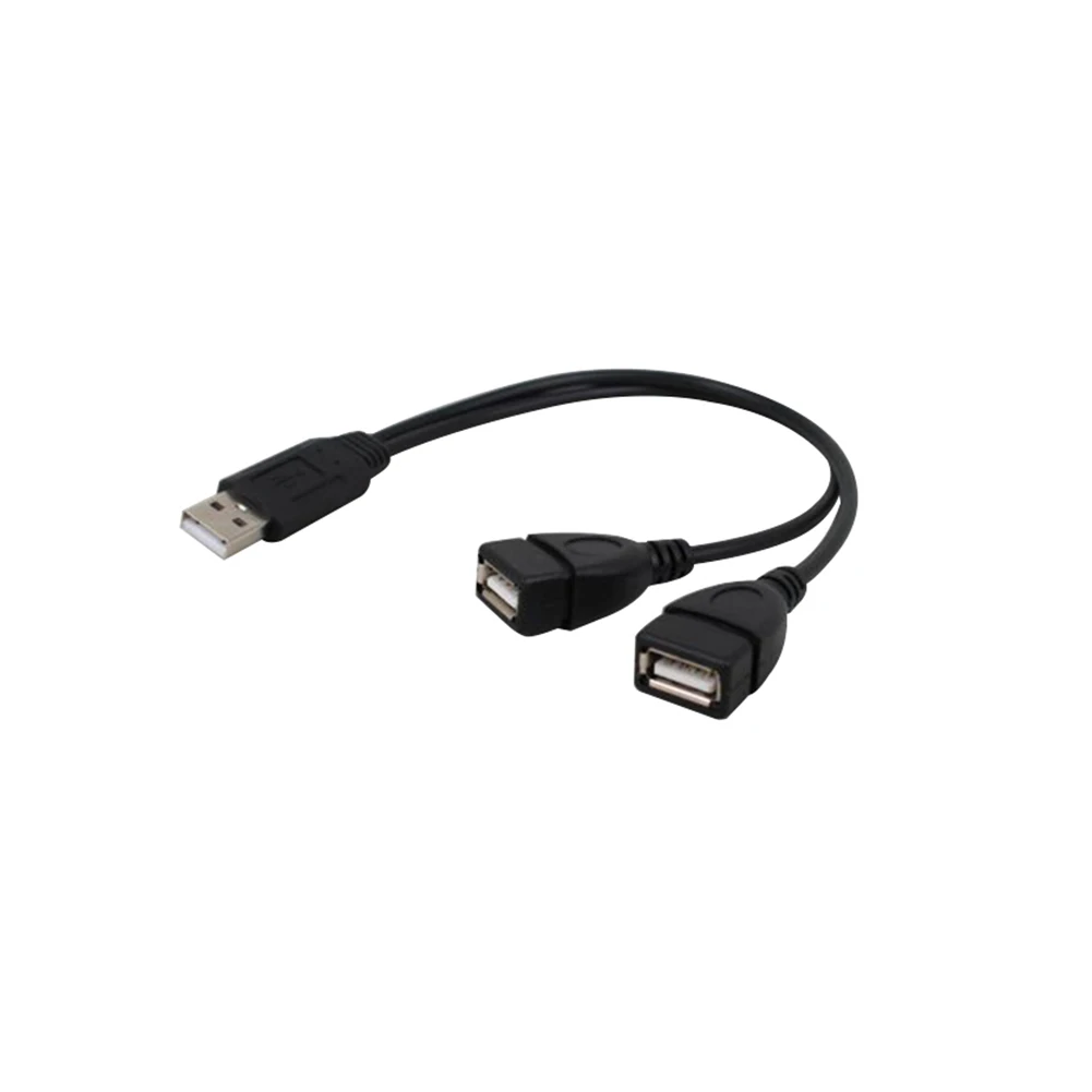 Кабель концентратор USB 2 0 штекер двойной разъем в 1 прочная Зарядка для