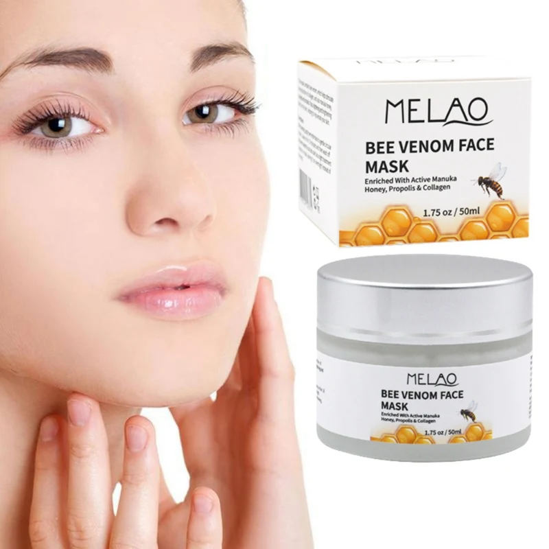 

Facial Cream Manuka Honey Night Cream Anti Aging Wrinkles Mask face Bee Venom firming Mask Skin Lift