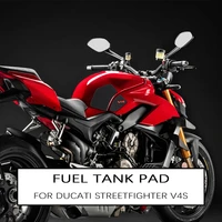 fit for ducati streetfighter v4 s 2021 2020 2019 2018 fuel tank grip pads side non slip sticker grip pad knee protector v4 v4s