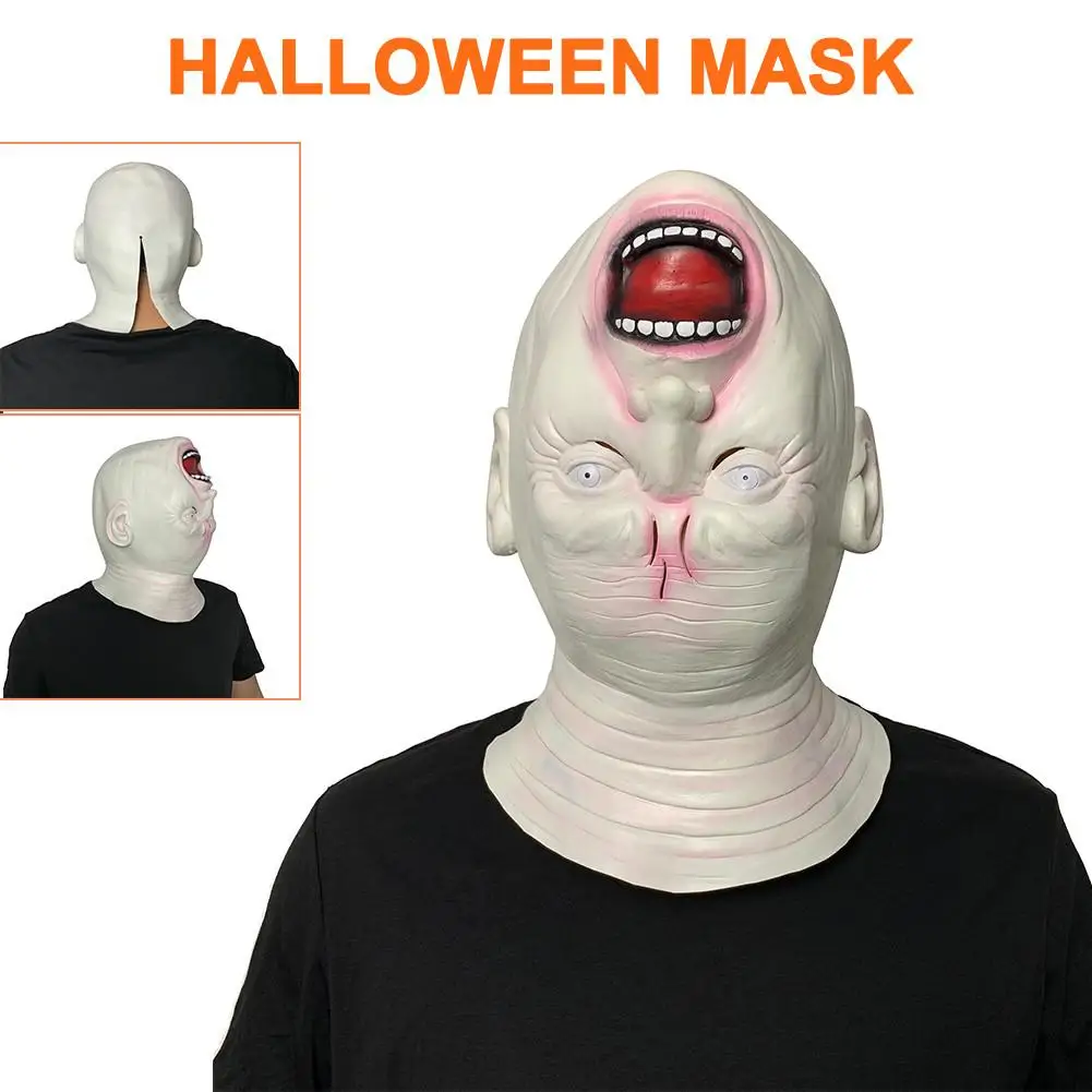 Halloween Mask Ghost Festival Horror Scary Cosplay Bar Performance Night Show Theme Party | Дом и сад