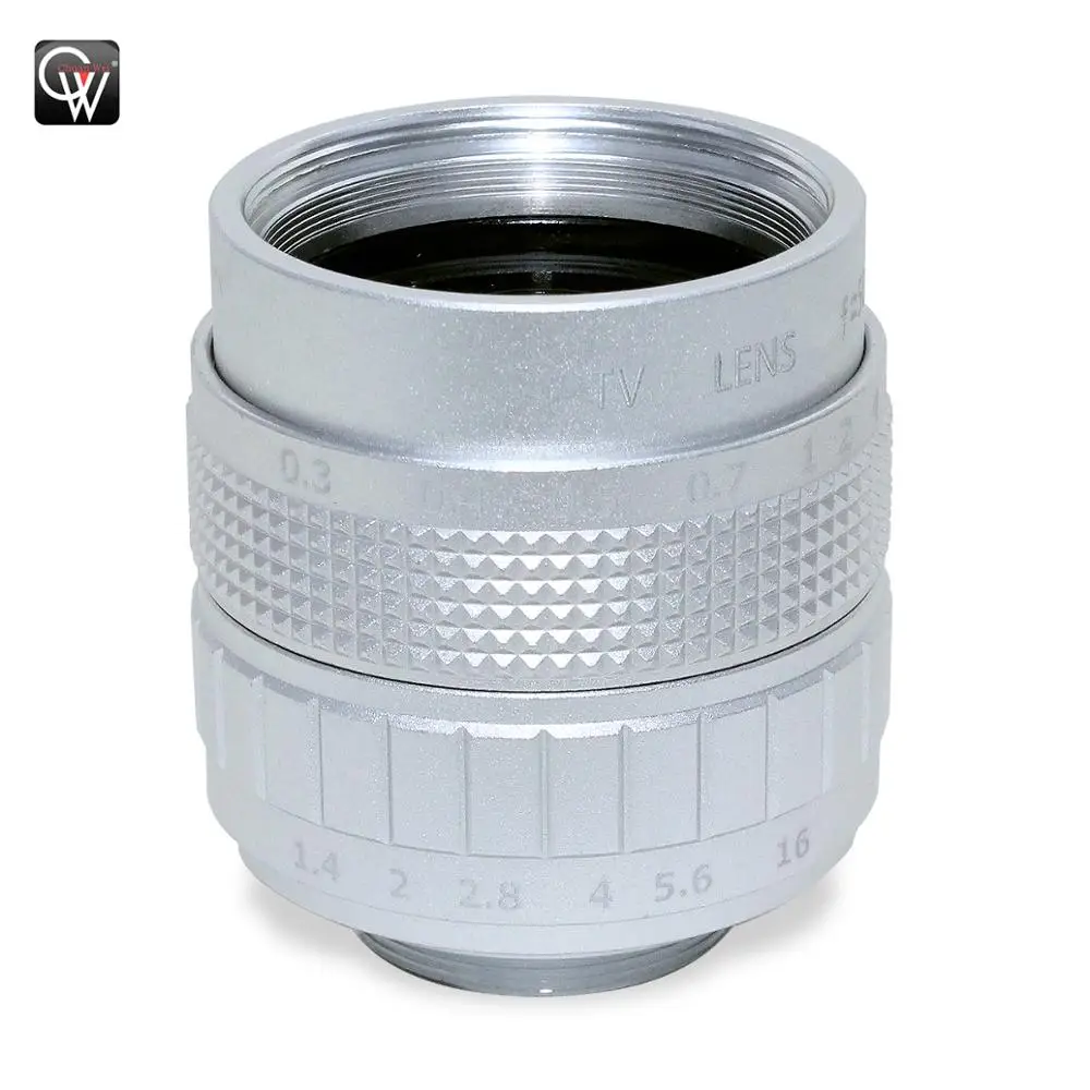 Профессиональный объектив 35 мм f/1 7 CCTV C Mount Lens имеет корпус из сплава с