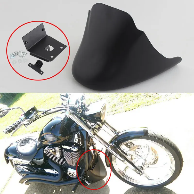 

Motorcycle Front Bottom Spoiler Mudguard cover Fits For Harley Sportster XL 883 XL 1200 48 2004-2019 Modified Front Spoiler