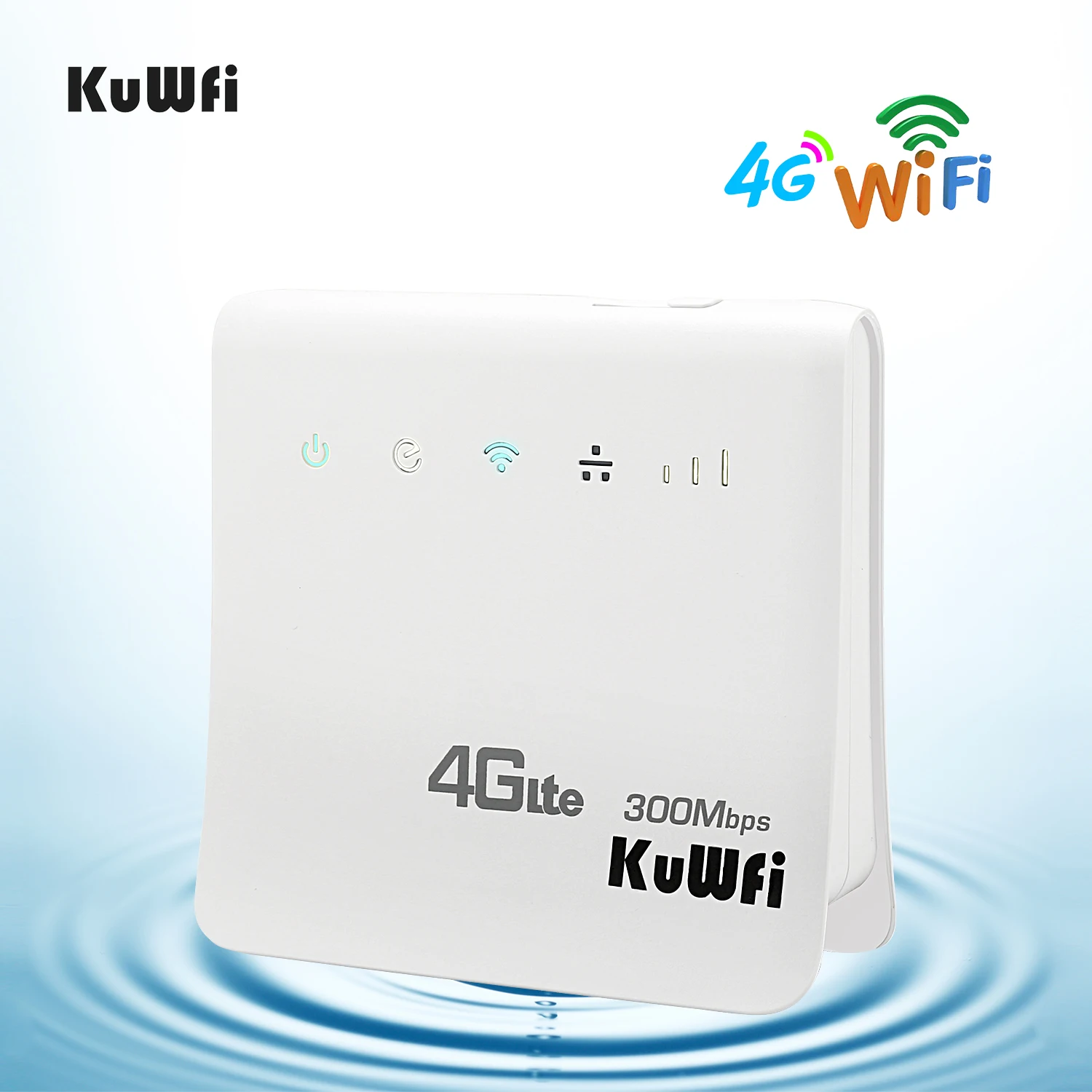 Unlocked 300Mbps Wifi Routers 4G LTE CPE Mobile Router with LAN Port Support SIM card and Europe/Asia/Middle East/Africa