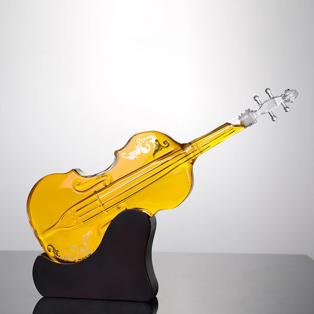 

Decanter with Wooden Stand for Vodka Men Kinds of Alcohol Drinks