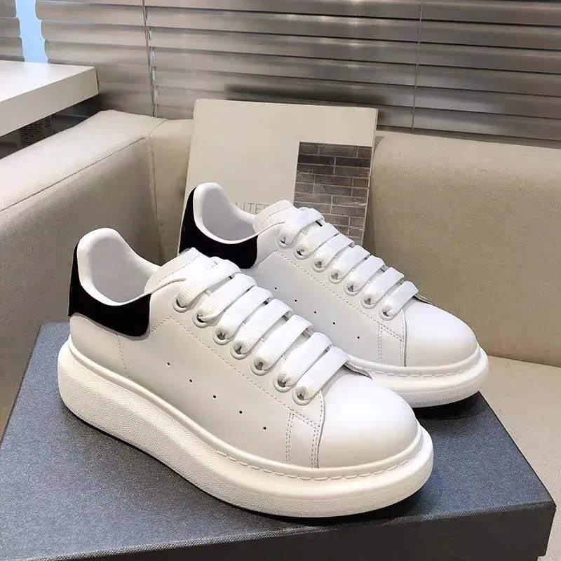 

Women Sport Shoes Luxury Design Alexander White Shoes Mcqueen Chunky Man Sneakers Fashion For Ladies Outdoor Skateboarding Shoes