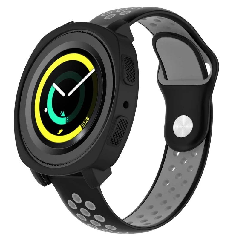 Чехол для смарт-часов Samsung Gear Sport R600 силиконовая защитная рамка | Электроника