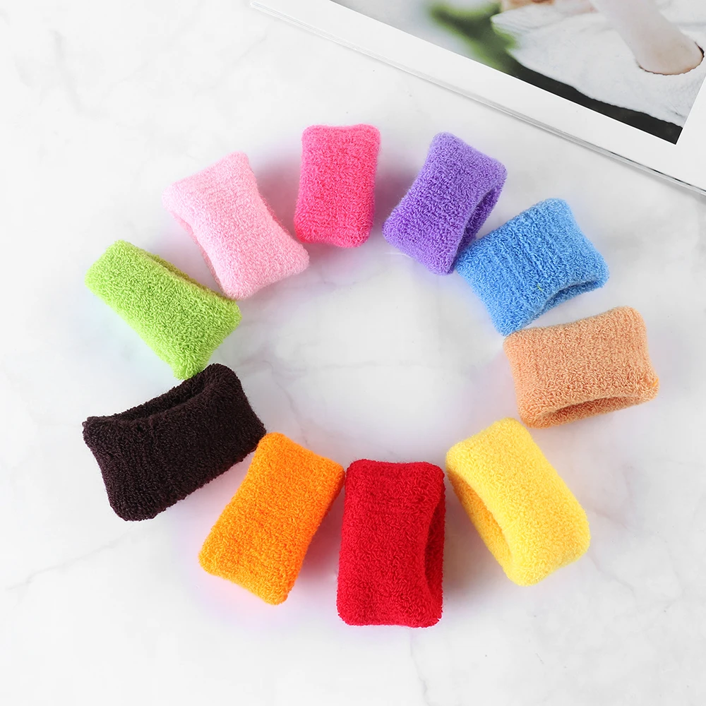 1 шт. разноцветные эластичные резинки для волос конский хвост широкие мягкие