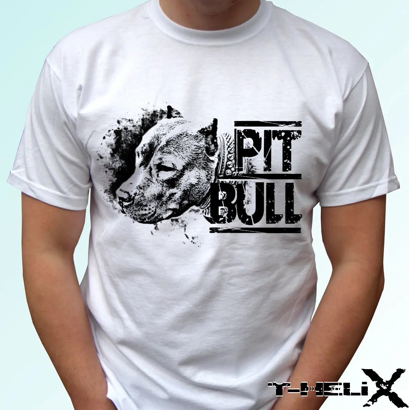 

Pitbull Dog T Shirt Pit Bull Top Tee Design Mens SHIRT