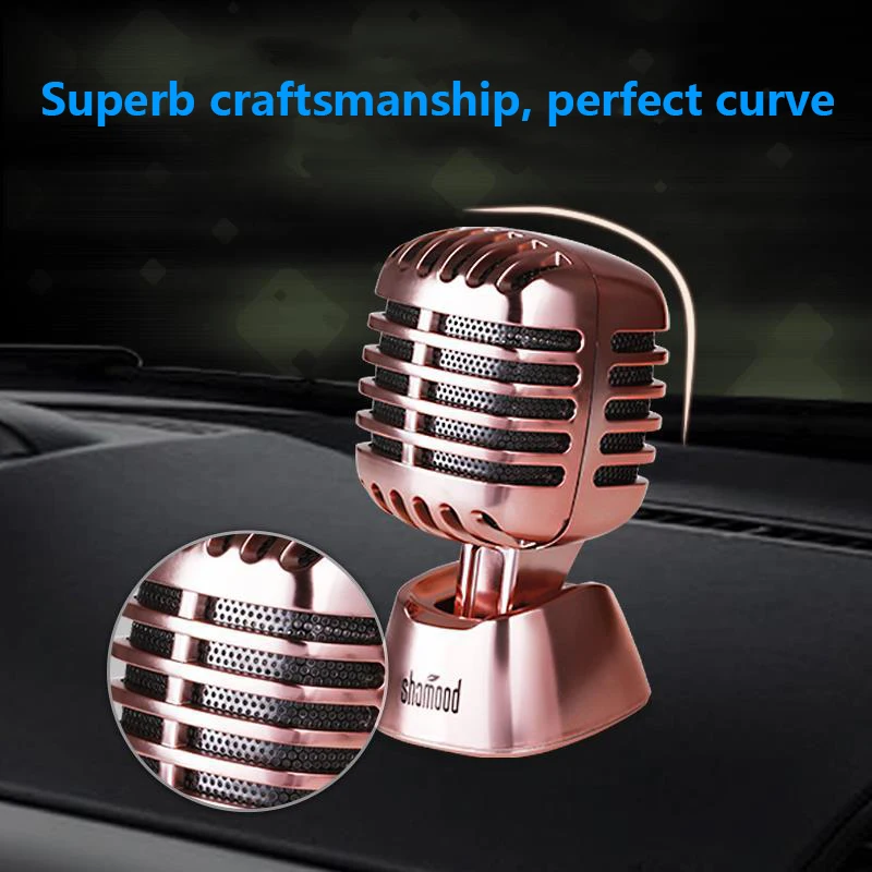 Модные микрофоны Stlye Dashboard парфюм украшение для автомобиля освежитель воздуха