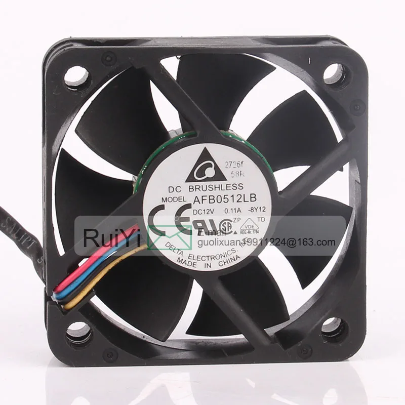 

For Ventilador AFB0512LB 5015 50x50x15mm 50mm Fan 12V 0.11A Double Ball Bearing 4 Wire 4pin Mute Cooling Fan Graphics Card Fan