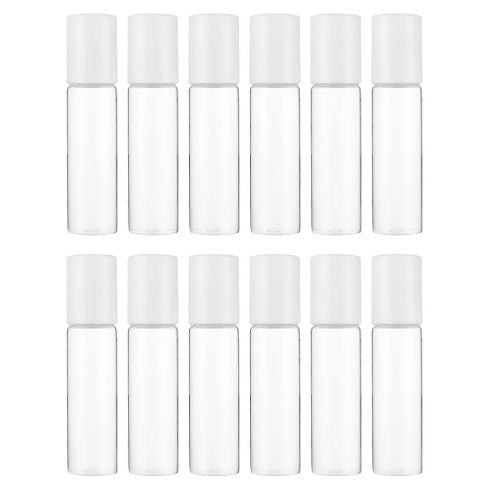 

12pcs Subpackage Containers Refillable Empty Bottles Roll-on Bottles for Tour