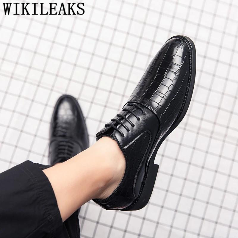 Туфли оксфорды мужские кожаные итальянские деловые дизайнерская модная