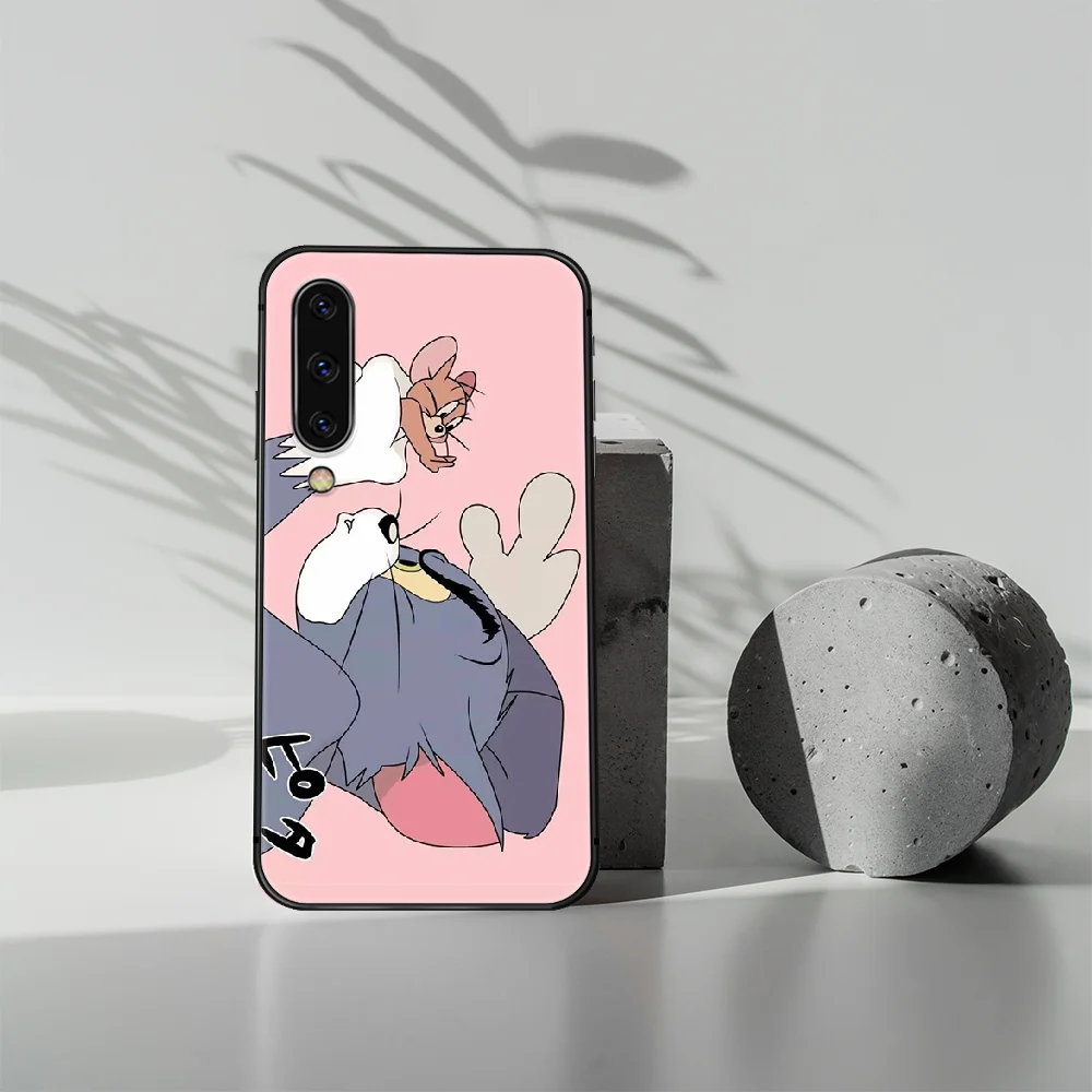 

Cartoon Cat Tom and mouse Jerry Phone Case Cover For Samsung Galaxy A10 A11 A20 E A21 A30 A40 A50 A51 A70 A71 A81 S black